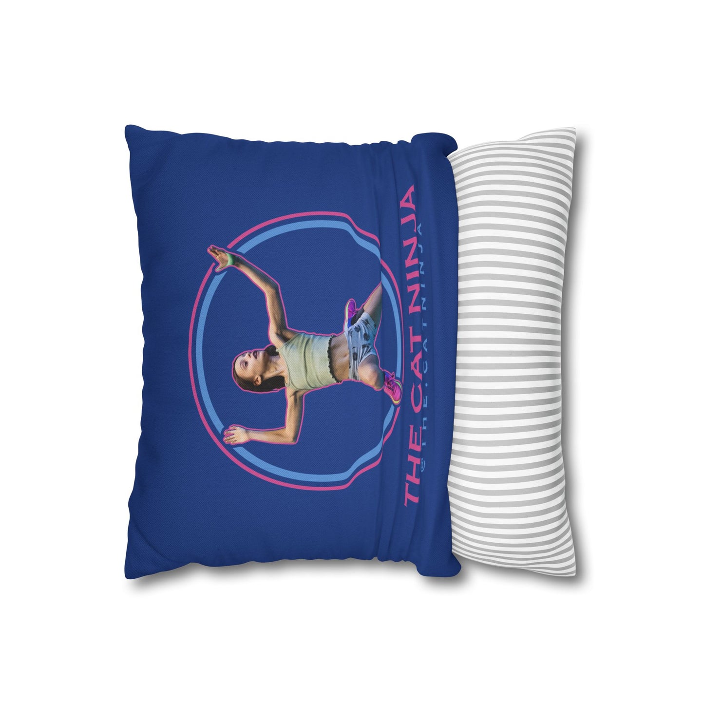 Spun Polyester Square Pillowcase